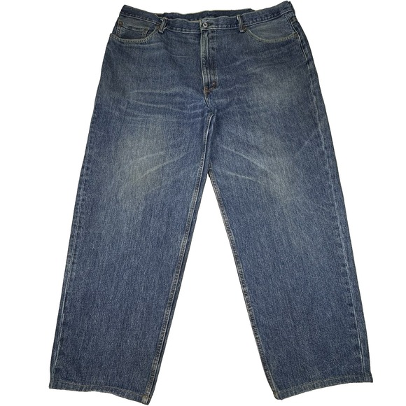 Levis 560 Jeans Mens 44x34 (44x30.5) Denim Relaxed Baggy Tapered Leg Classic Y2K - Picture 1 of 15